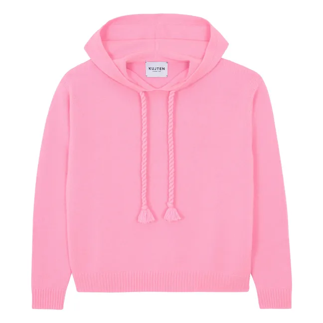 Sudadera con capucha de cachemira Bakia | Rosa Bombón