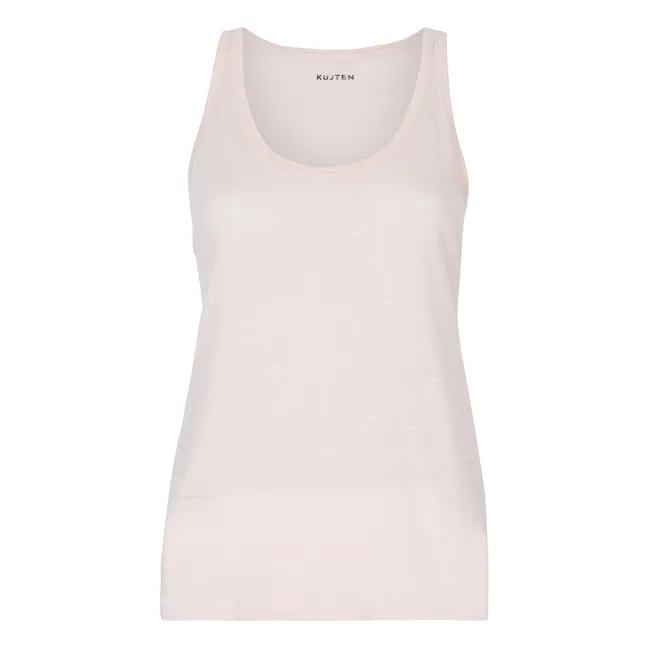 Soft Linen tank top | Powder pink