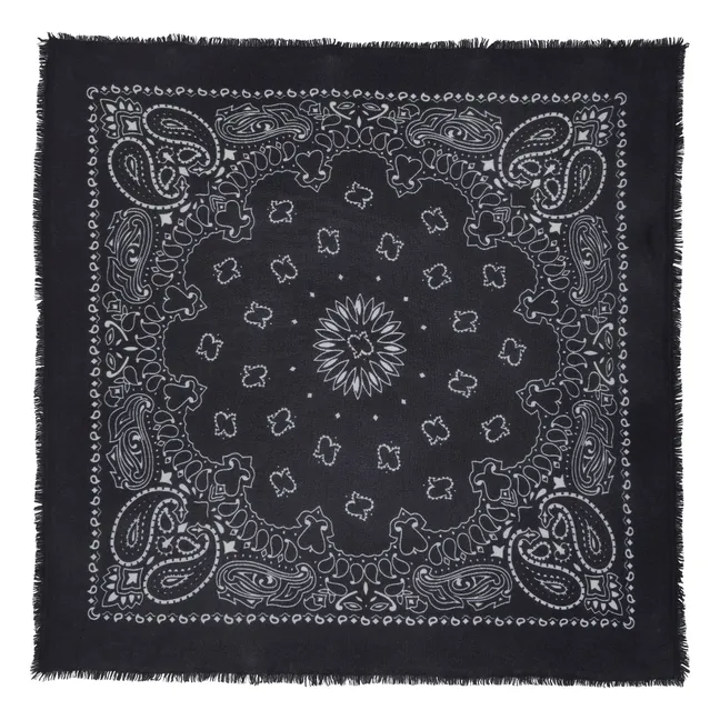 Hachiko Cashmere Bandana | Black