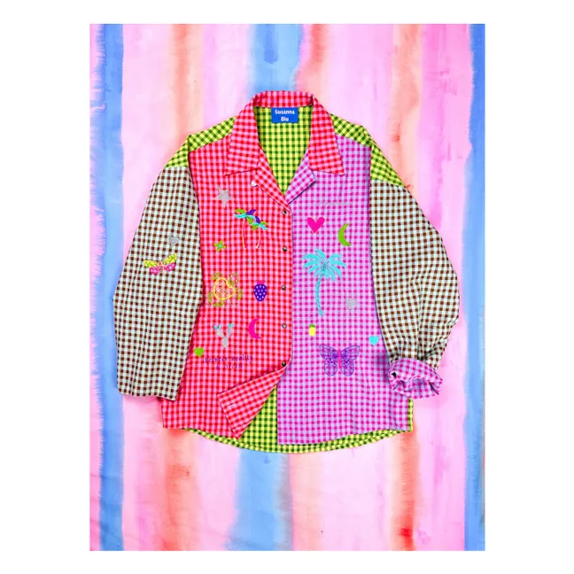 Camisa Gardenia Vichy | Rosa