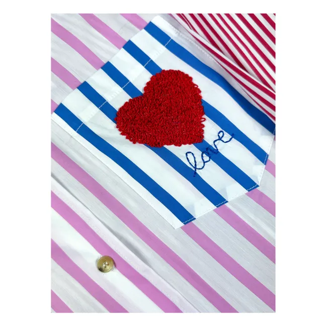 Camicia Tamarindo a righe | Rosa