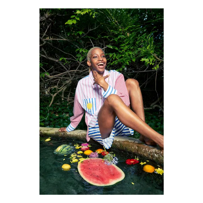 Camicia Tamarindo a righe | Rosa