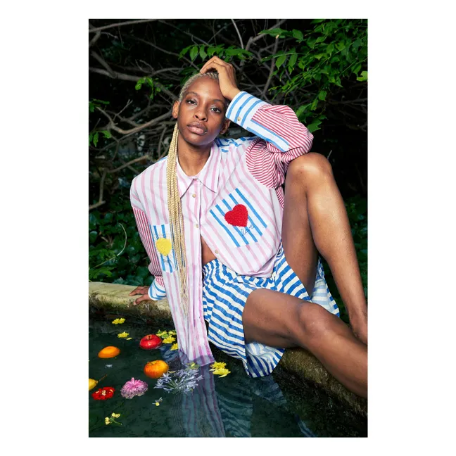 Camicia Tamarindo a righe | Rosa