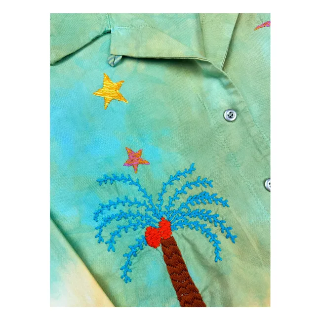 Hemd Gardenia Tie and Dye | Gelb
