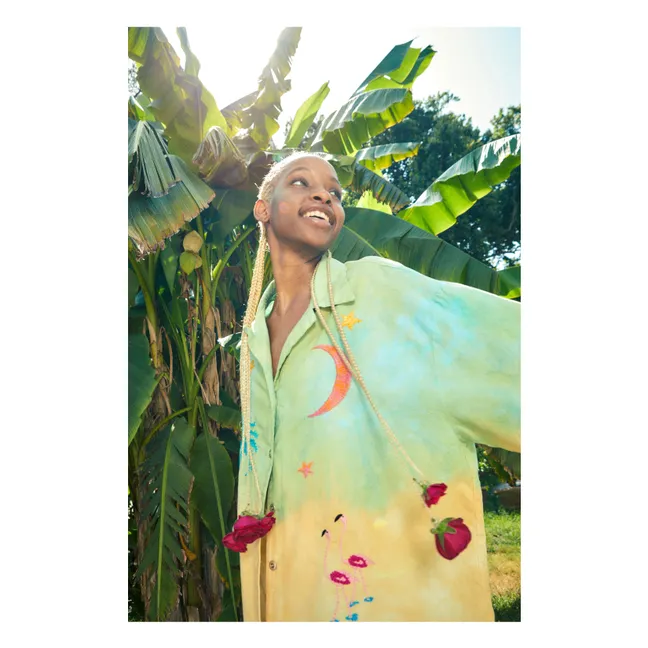 Hemd Gardenia Tie and Dye | Gelb