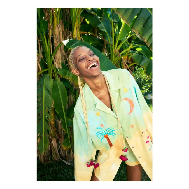 Hemd Gardenia Tie and Dye | Gelb