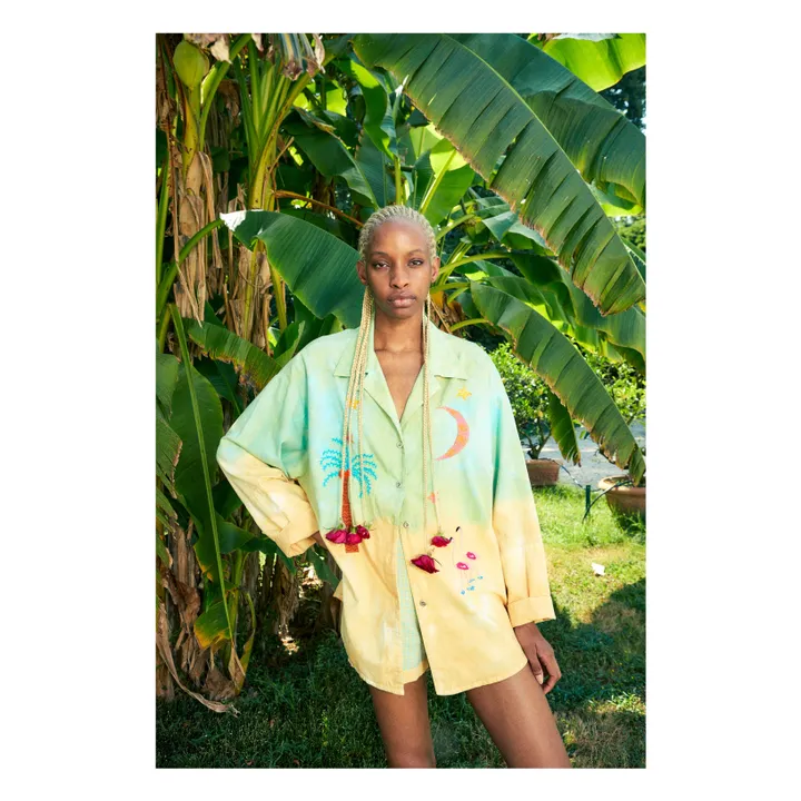 Hemd Gardenia Tie and Dye | Gelb- Produktbild Nr. 1