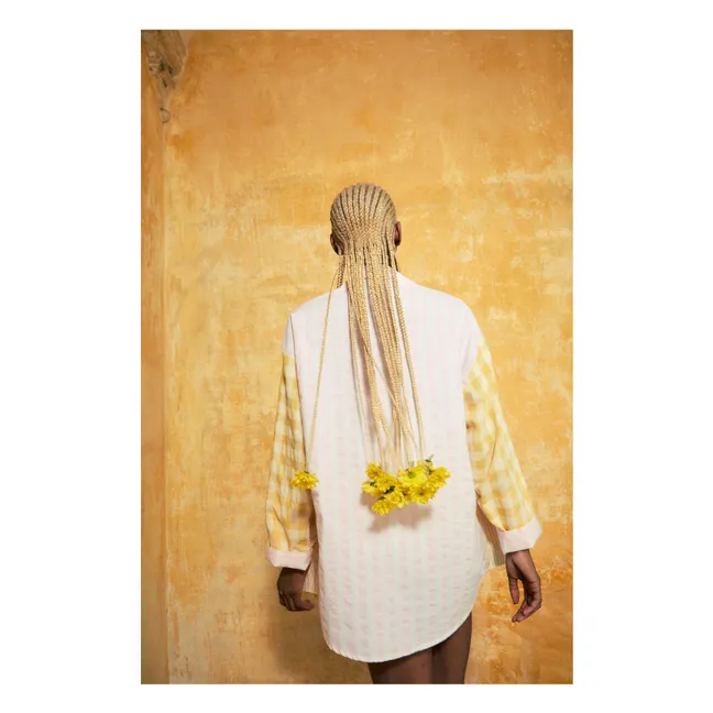 Camicia Gardenia a righe e a quadri | Giallo
