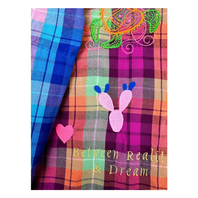 Camisa Gardenia Carreaux | Rosa Fushia