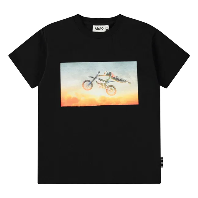 T-Shirt Riley Bio-Baumwolle | Schwarz