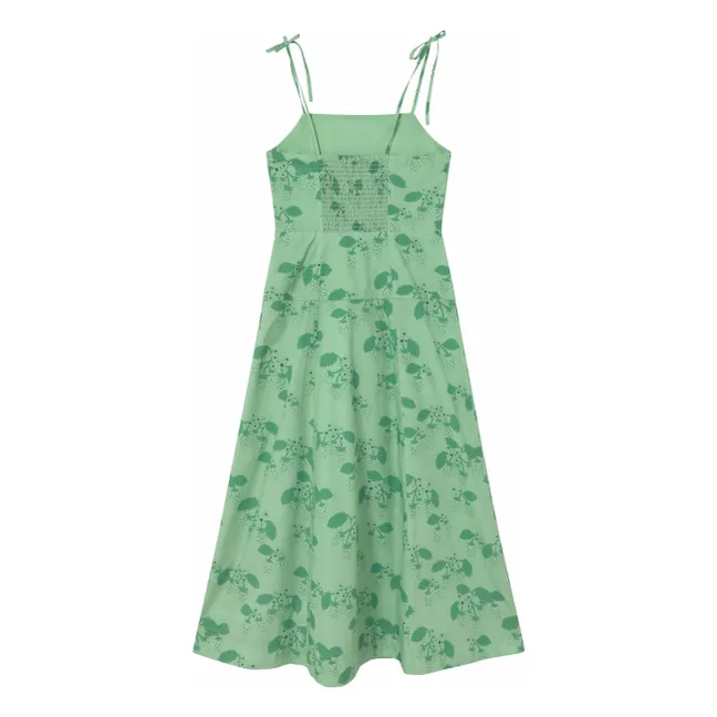 Vestido de fresas | Verde