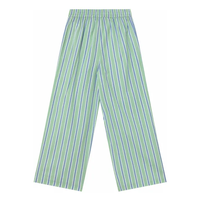 Pantalones de rayas | Verde