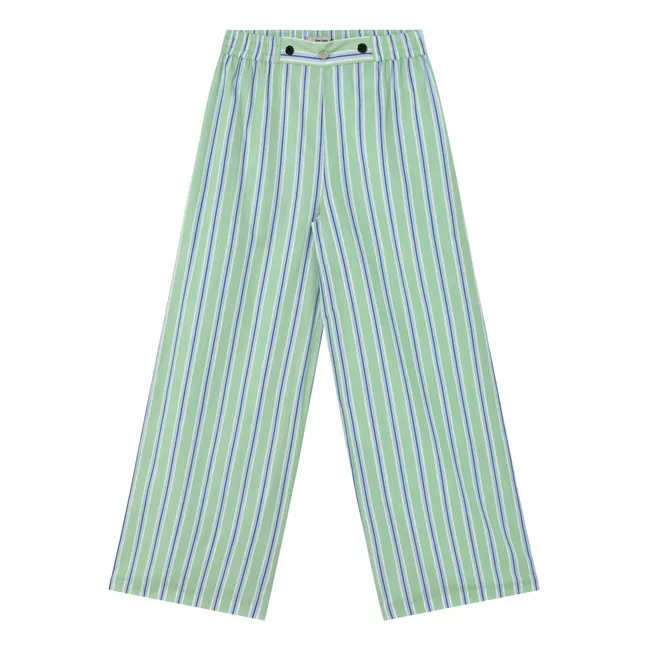Pantalones de rayas | Verde