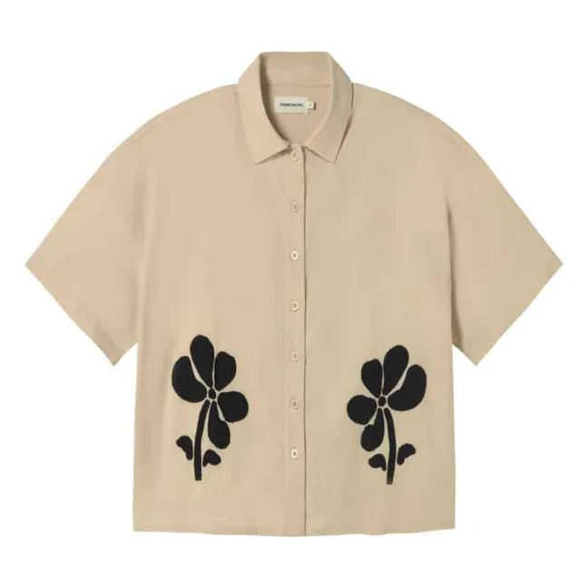 Camicia Marygold Anna in cotone biologico | Ecru