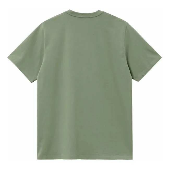 Camiseta Madison de algodón orgánico | Verde Pálido
