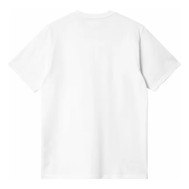 Camiseta Pocket Heart Algodón orgánico | Blanco
