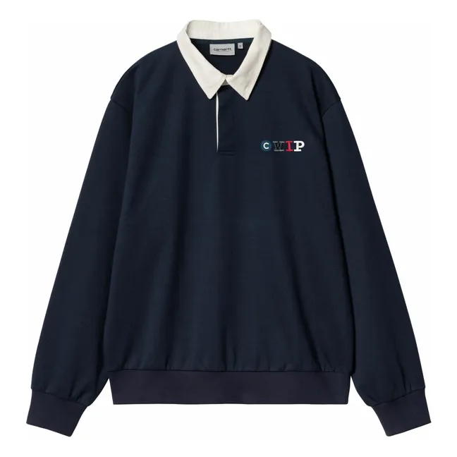 Sudadera Rugby Flags | Azul Noche