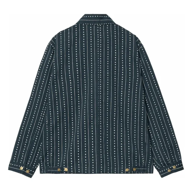 Drewe Cappotto a righe Chore | Inchiostro