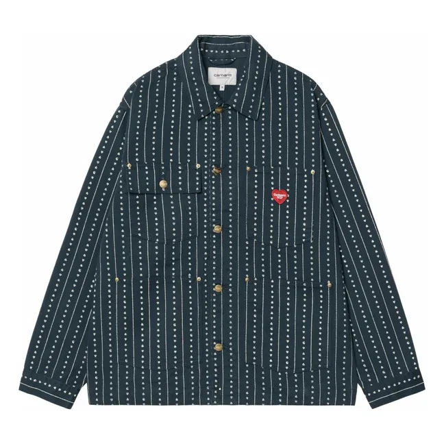 Drewe Cappotto a righe Chore | Inchiostro