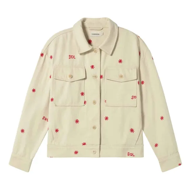 Chaqueta de algodón orgánico Sol Chain Frans | Crudo
