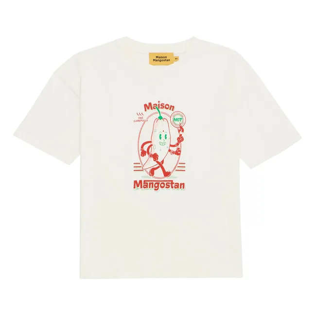 Hot T-Shirt Bio-Baumwolle  | Weiß