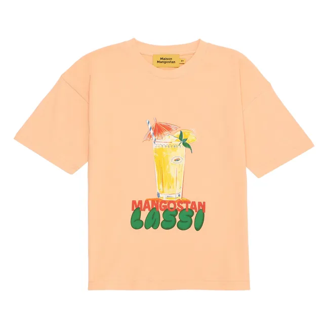 Camiseta de algodón ecológico Lassi | Albaricoque