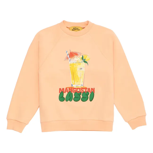 Sudadera Lassi de algodón orgánico | Albaricoque