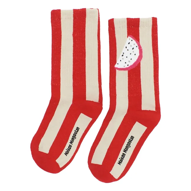 Calzini all'anguria | Rosso