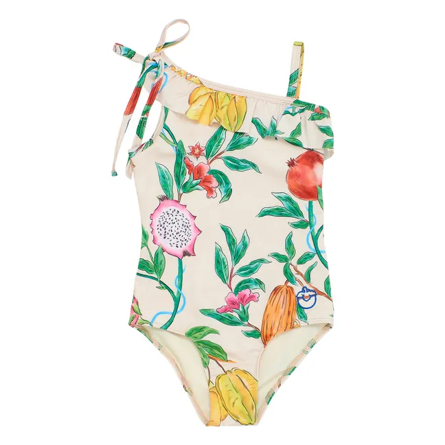 Passion Fruit Swimsuit Recycled Fibers | Ecru