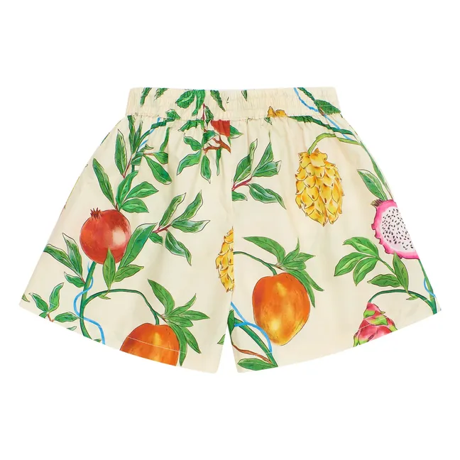 Passionsfrucht-Short | Cremefarben