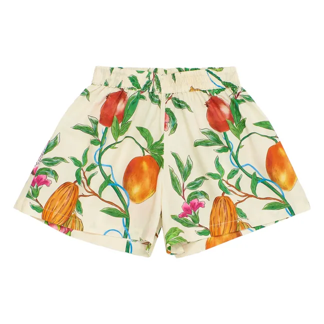 Passionsfrucht-Short | Cremefarben