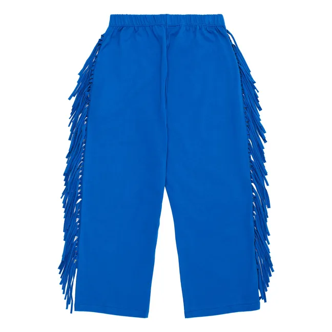 Fransenhose Bio-Baumwolle | Elektrisches Blau