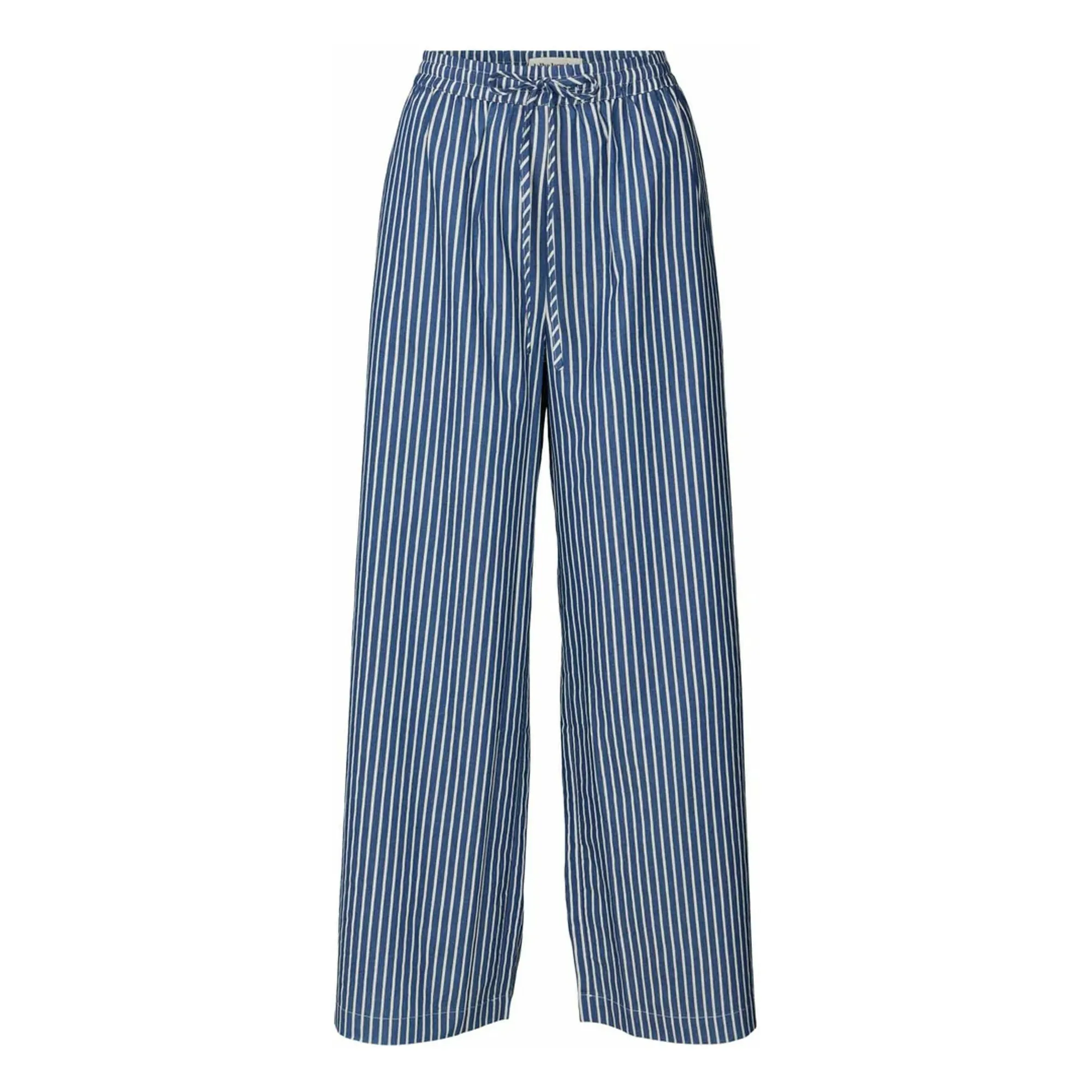 Pantalon Liam Rayures | Bleu- Image produit n°0