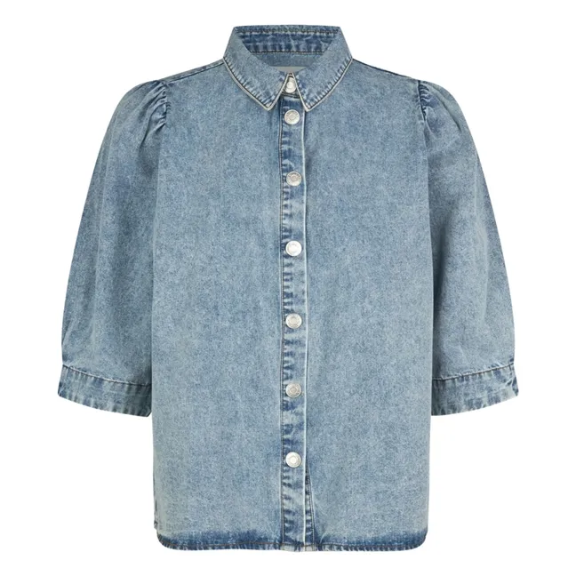 Camicia Bono Denim | Washed Blue