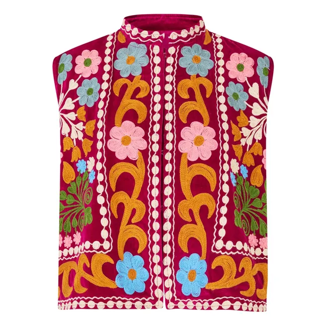 Bin Sleeveless Jacket | Pink