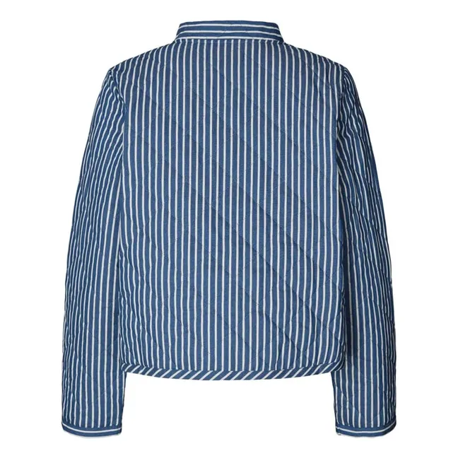 Emilia Stripes Jacket | Blue