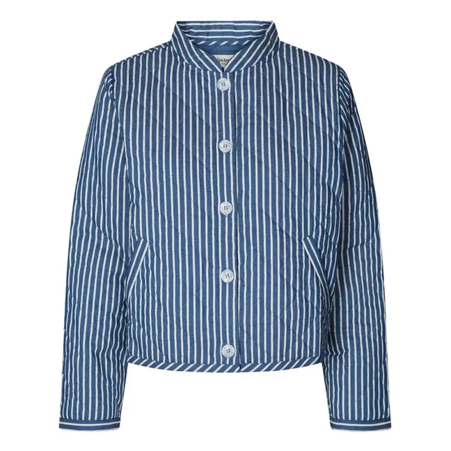 Emilia Stripes Jacket | Blue