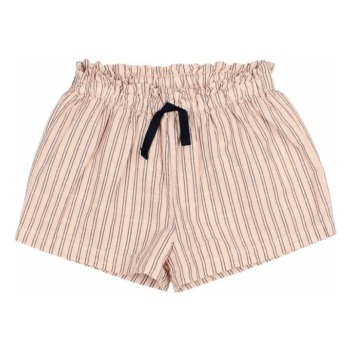 Short Rayures | Rose pâle- Image produit n°0