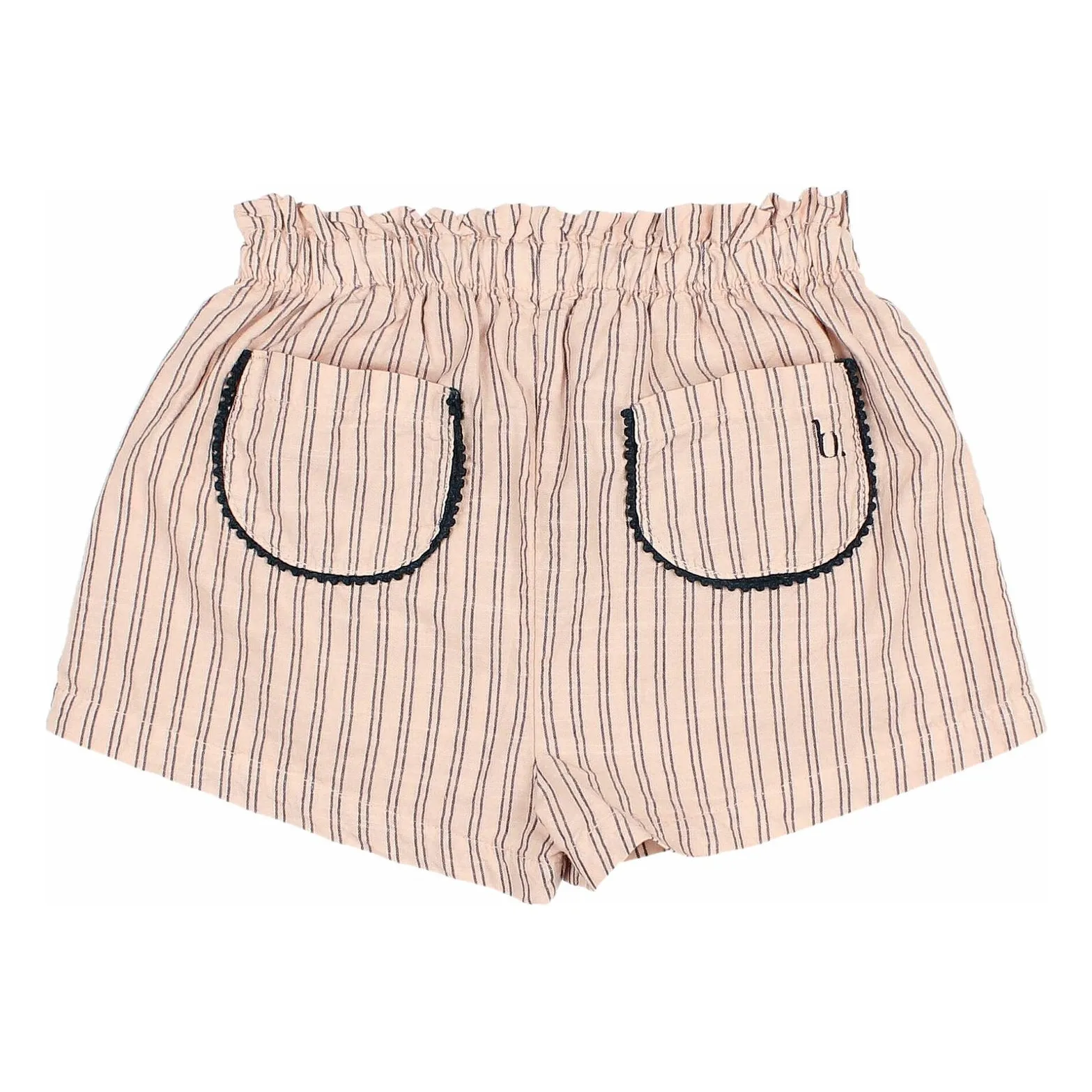 Short Rayures | Rose pâle- Image produit n°3