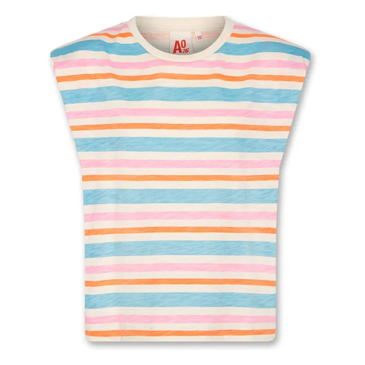 Lora Recycled Fiber T-Shirt | Light blue- Product image n°0