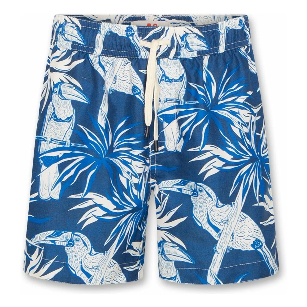 Ao76 Navy Blue Toucan Swim Shorts