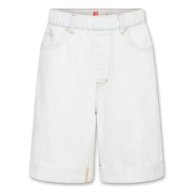Short en Jean Adamo | Blanc