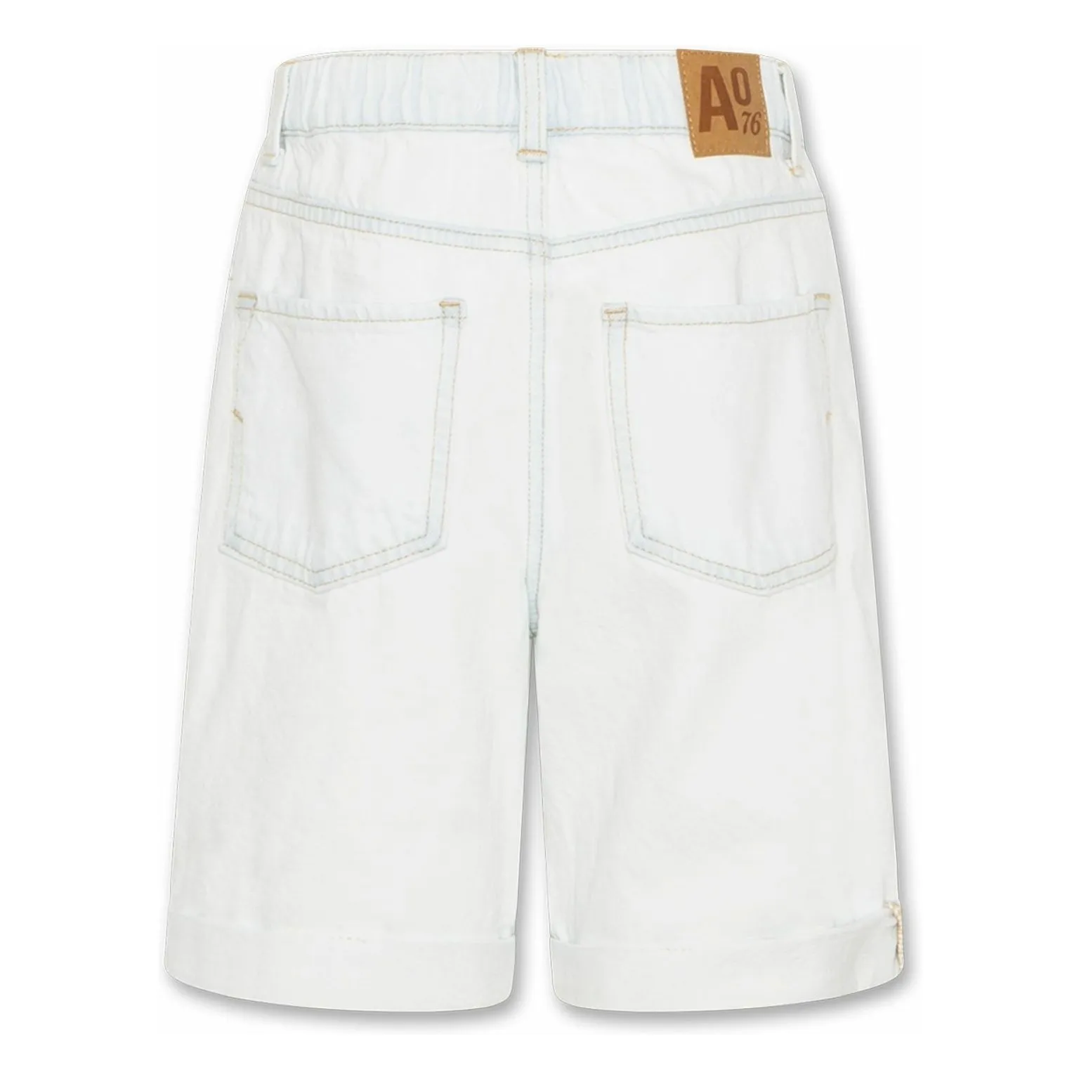 Short en Jean Adamo | Blanc- Image produit n°3