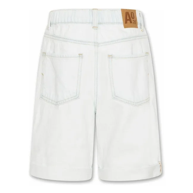 Short en Jean Adamo | Blanc
