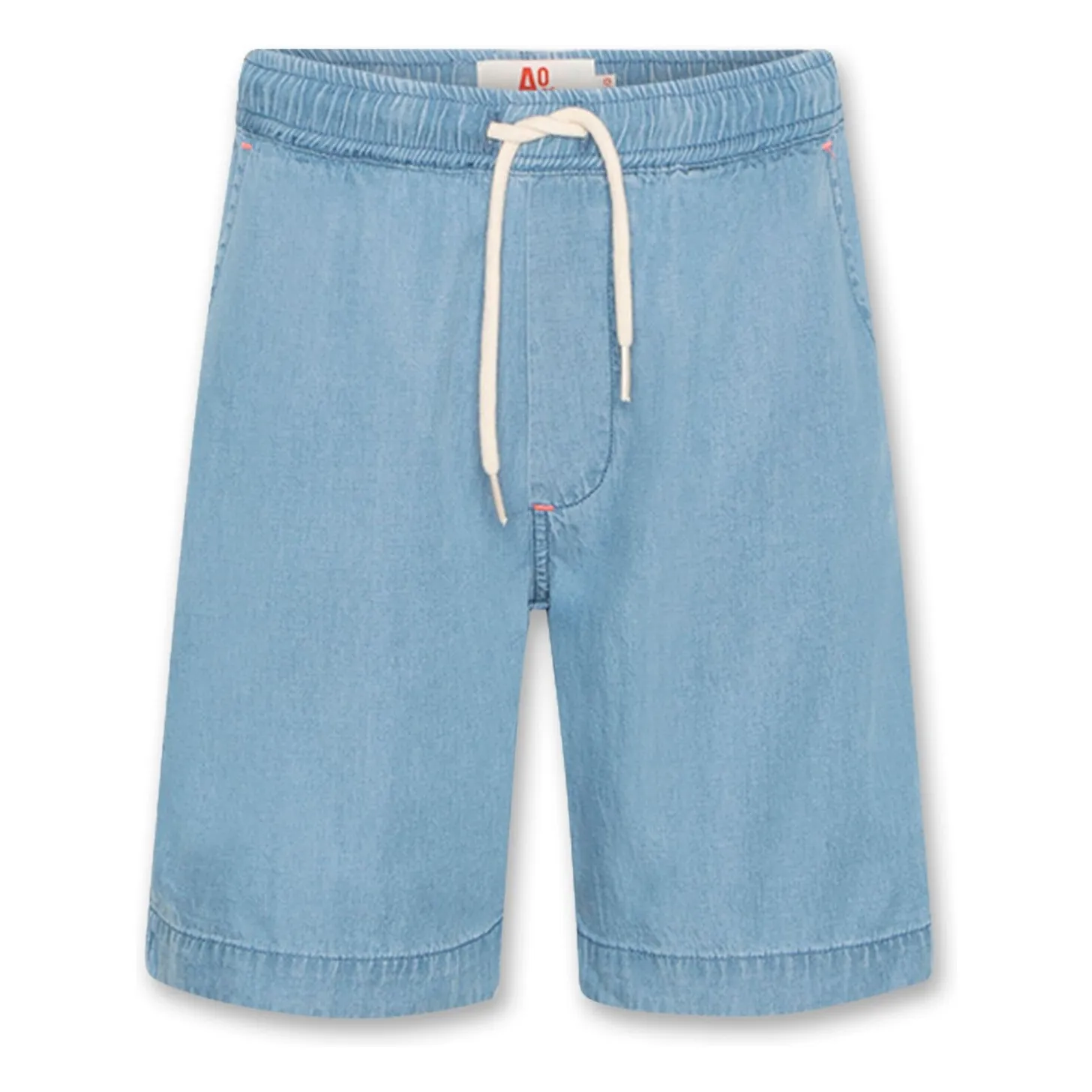 Ao76 Denim Blue Bermuda Shorts Lego Lyocell