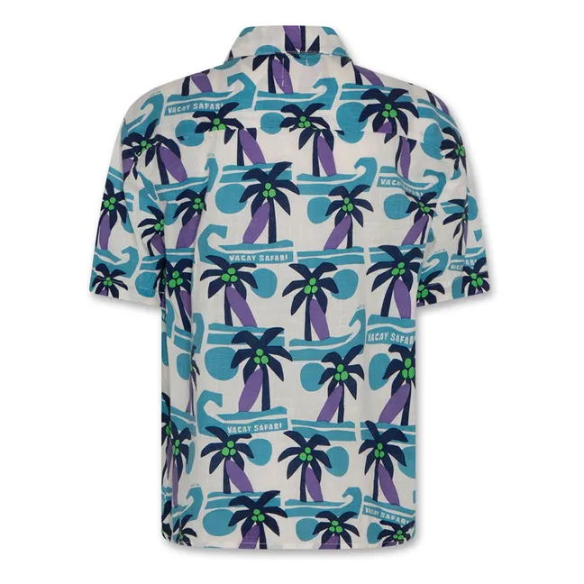 Chemise Hawaiian Safari | Bleu ciel