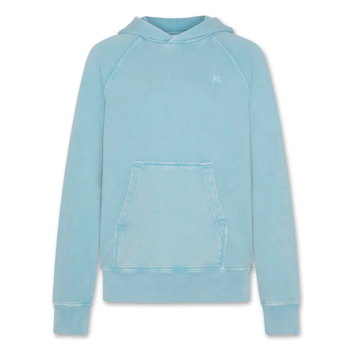 Clyde Hoodie aus recycelten Fasern | Hellblau- Produktbild Nr. 0