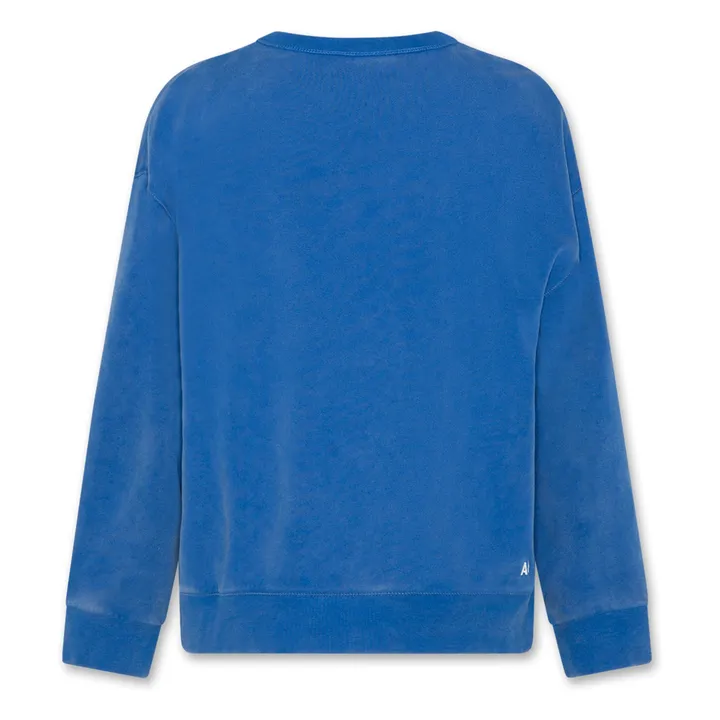 Sweatshirt Oscar Recycelte Fasern | Blau- Produktbild Nr. 3