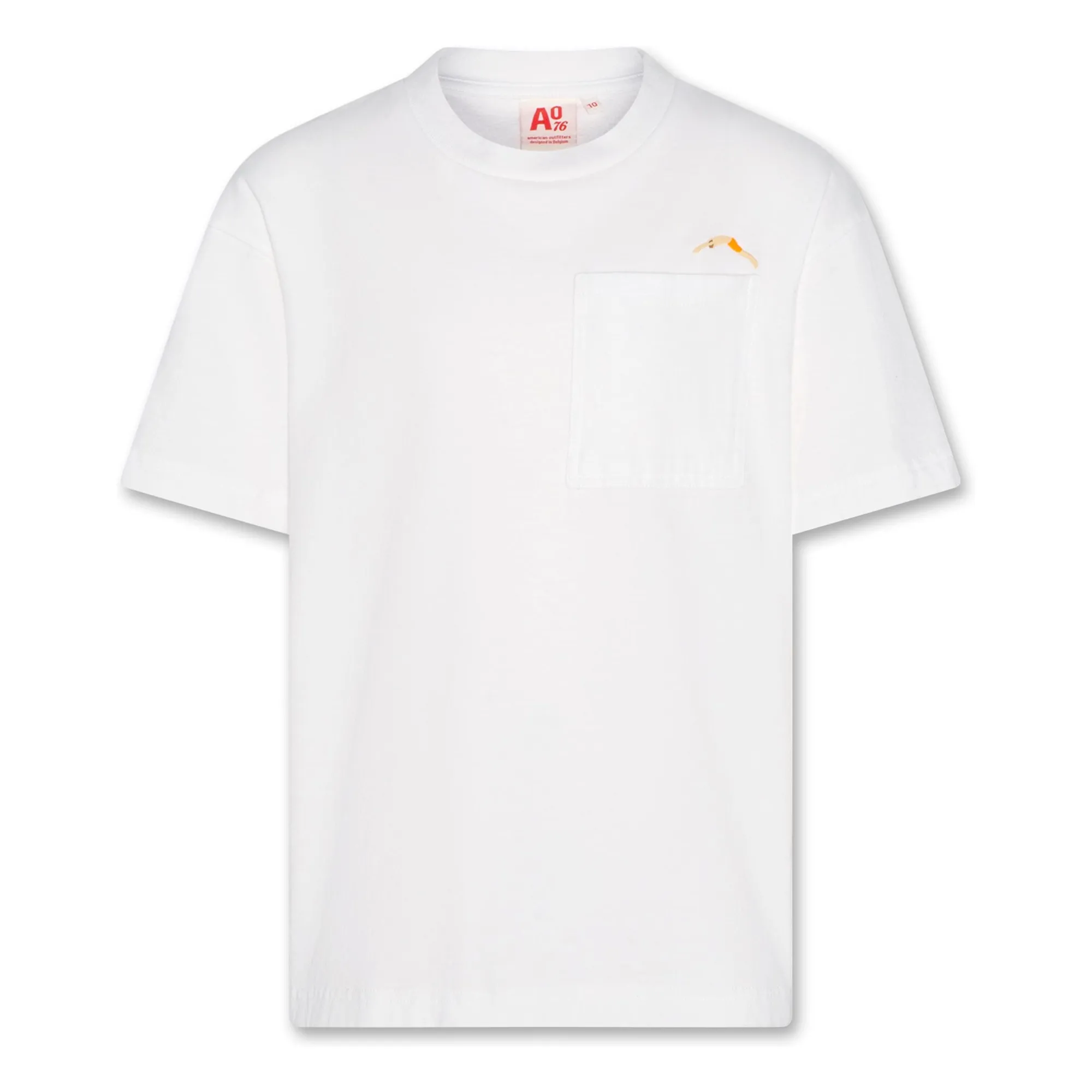 Ao76 White Kanye Recycled Fiber T-Shirt