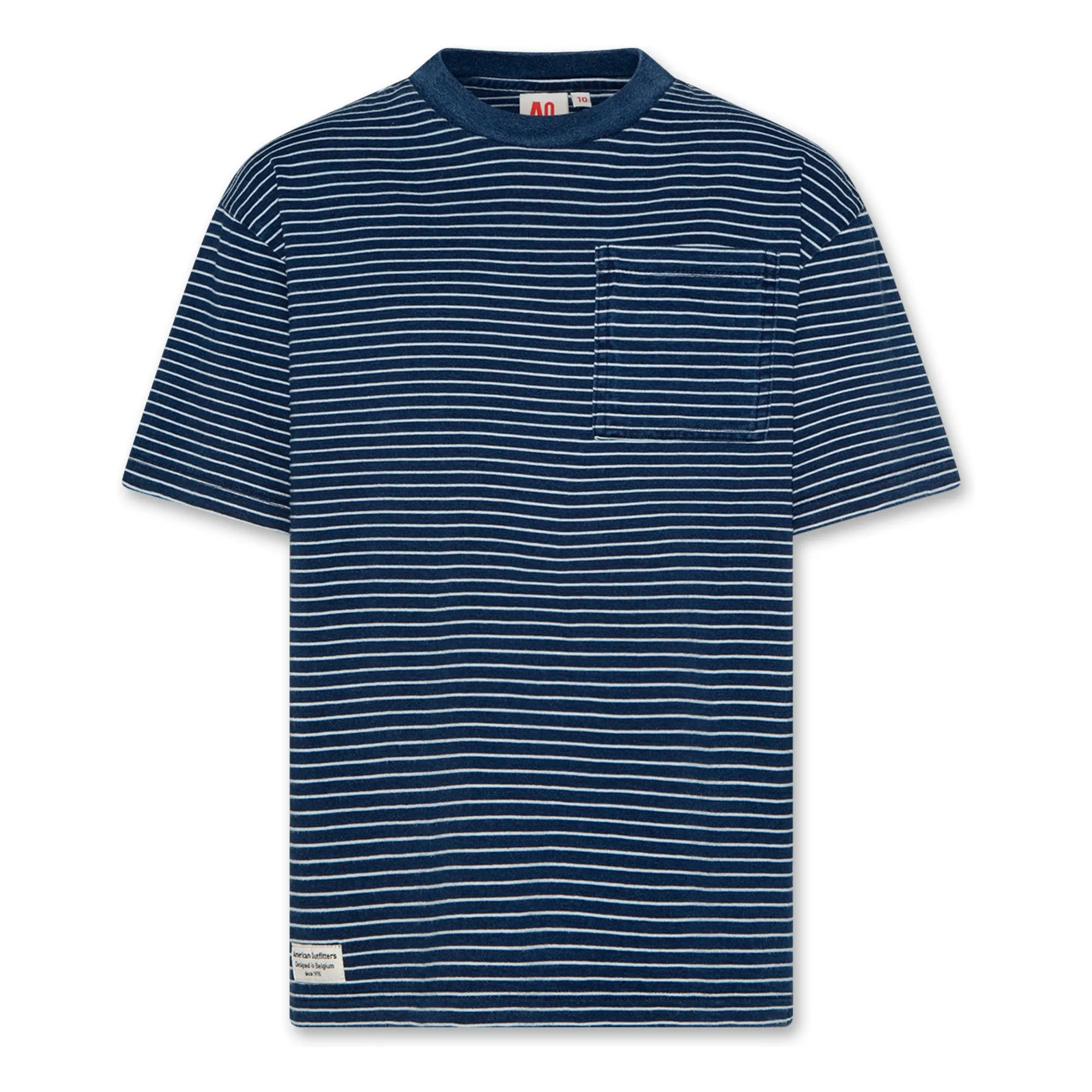 Ao76 Navy Blue Kanye Recycled Fiber T-Shirt